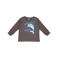 thumbnail image 1 of Inktastic Dolphin-itely the Cutest Boys or Girls Long Sleeve Toddler T-Shirt, 1 of 5