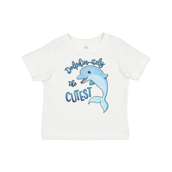 Inktastic Dolphin-itely the Cutest Boys or Girls Toddler T-Shirt