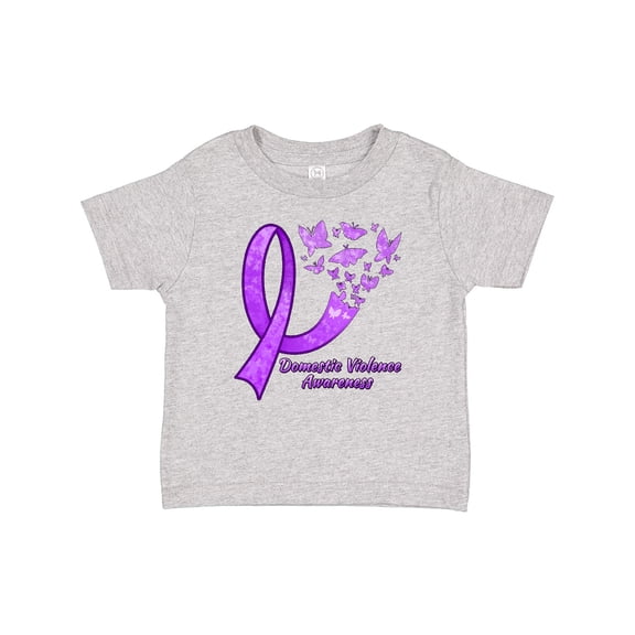 Inktastic Domestic Violence Awareness Butterflies Boys or Girls Baby T-Shirt