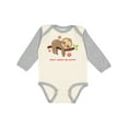 thumbnail image 1 of Inktastic Don't Hurry Sloth Girls Long Sleeve Baby Bodysuit, 1 of 5