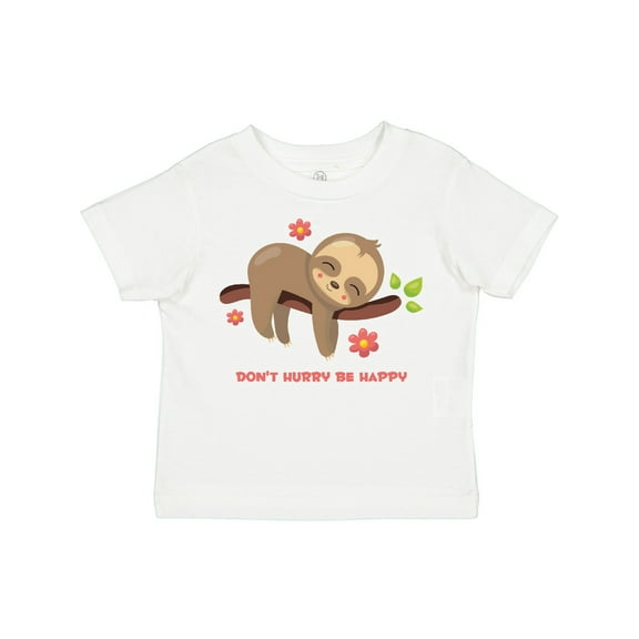 Inktastic Don't Hurry Sloth Girls Toddler T-Shirt