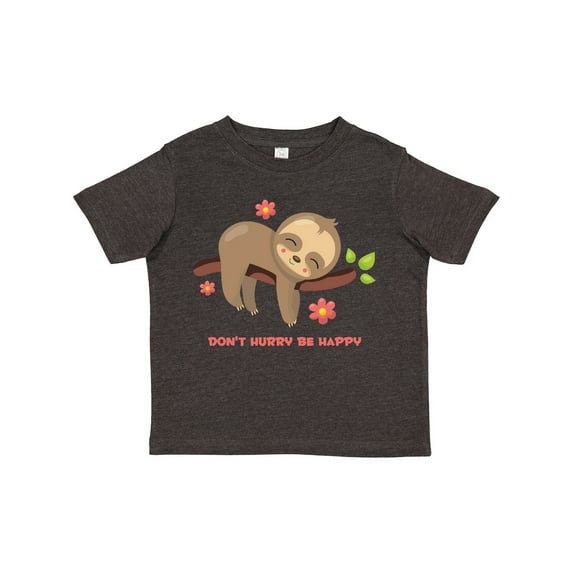 Inktastic Don't Hurry Sloth Girls Toddler T-Shirt