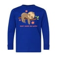 thumbnail image 1 of Inktastic Don't Hurry Sloth Long Sleeve Youth T-Shirt, 1 of 5