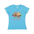 thumbnail image 1 of Inktastic Don't Hurry Sloth Women's V-Neck T-Shirt, 1 of 5