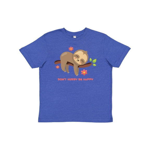 Inktastic Don't Hurry Sloth Youth T-Shirt