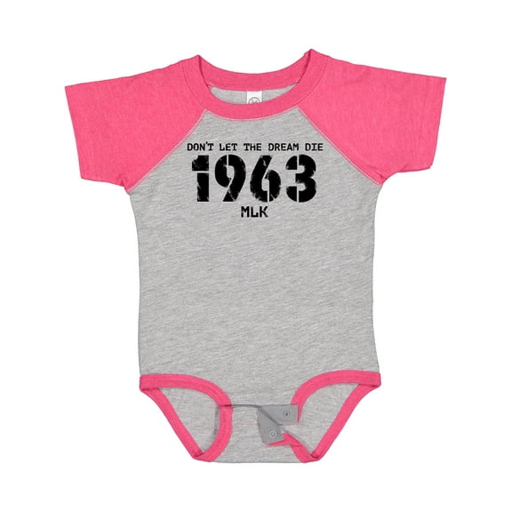 Inktastic Don't Let the Dream Die 1963 Mlk Boys or Girls Baby Bodysuit