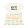 thumbnail image 1 of Inktastic Don't Make Me Call My Big Brother Girls Baby Dress, 1 of 5