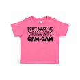 thumbnail image 1 of Inktastic Don't Make Me Call My Gam-gam Boys or Girls Toddler T-Shirt, 1 of 5