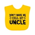 thumbnail image 1 of Inktastic Don't Make Me Call My Uncle Boys or Girls Baby Bib, 1 of 4