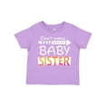 thumbnail image 1 of Inktastic Don't Mess with My Baby Sister Boys or Girls Toddler T-Shirt, 1 of 5