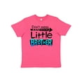 thumbnail image 1 of Inktastic Don't Mess with My Little Brother Youth T-Shirt, 1 of 5