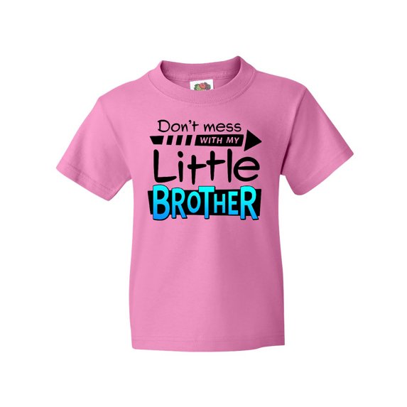 Inktastic Don't Mess with My Little Brother Youth T-Shirt