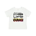 thumbnail image 1 of Inktastic Don't Mess with My Little Sister Boys or Girls Baby T-Shirt, 1 of 5