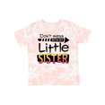 thumbnail image 1 of Inktastic Don't Mess with My Little Sister Boys or Girls Toddler T-Shirt, 1 of 5