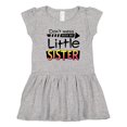 thumbnail image 1 of Inktastic Don't Mess with My Little Sister Girls Toddler Dress, 1 of 5