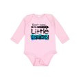 thumbnail image 1 of Inktastic Don't Mess with my Little Brother Boys or Girls Long Sleeve Baby Bodysuit, 1 of 5