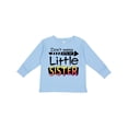 thumbnail image 1 of Inktastic Don't Mess with my Little Sister Boys or Girls Long Sleeve Toddler T-Shirt, 1 of 5