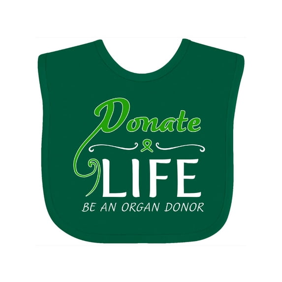 Inktastic Donate Life-be an Organ Donor Boys or Girls Baby Bib