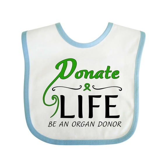Inktastic Donate Life-Be an Organ Donor Boys or Girls Baby Bib