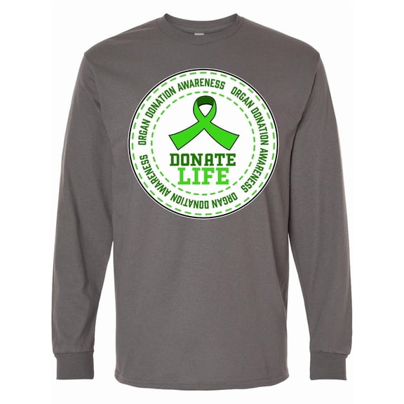 Inktastic Donate Life-organ Donation Awareness Long Sleeve T-Shirt