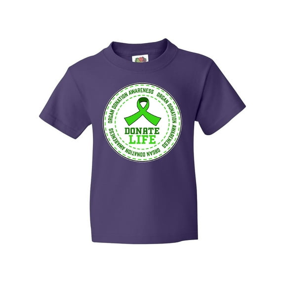 Inktastic Donate Life-Organ Donation Awareness Youth T-Shirt