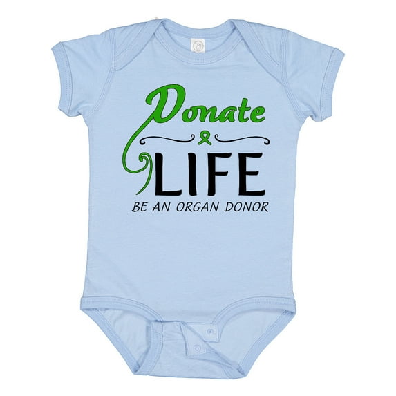 Inktastic Donate Life-be an Organ Donor Boys or Girls Baby Bodysuit