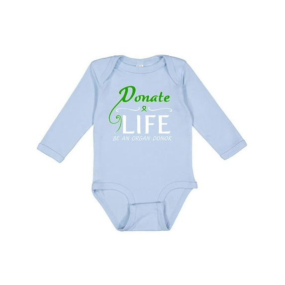 Inktastic Donate Life-be an Organ Donor Boys or Girls Long Sleeve Baby Bodysuit