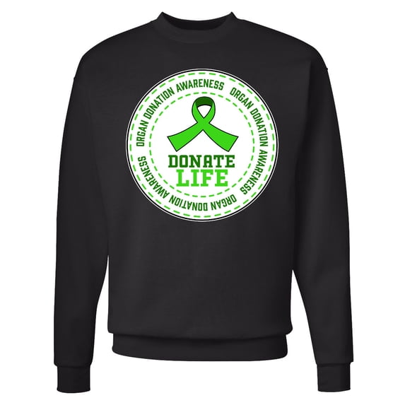 Inktastic Donate Life-organ Donation Awareness Adult Sweatshirt