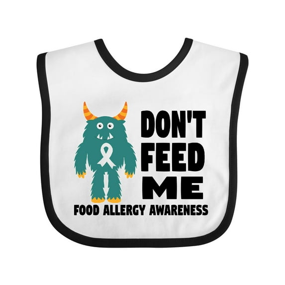 Inktastic Dont Feed Me with Monster Boys or Girls Baby Bib