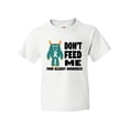 thumbnail image 1 of Inktastic Dont Feed Me with Monster Youth T-Shirt, 1 of 5