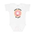 thumbnail image 1 of Inktastic Donut Worry Be Happy Pink Sprinkle Donut` Boys or Girls Baby Bodysuit, 1 of 5