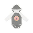 thumbnail image 1 of Inktastic Donut Worry Be Happy Pink Sprinkle Donut` Boys or Girls Long Sleeve Baby Bodysuit, 1 of 5