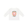 thumbnail image 1 of Inktastic Donut Worry Be Happy Pink Sprinkle Donut` Boys or Girls Long Sleeve Toddler T-Shirt, 1 of 5