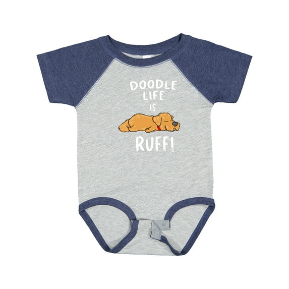 Inktastic Doodle Life is Ruff Golden Doodle Boys or Girls Baby Bodysuit