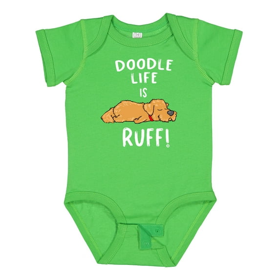 Inktastic Doodle Life is Ruff Golden Doodle Boys or Girls Baby Bodysuit