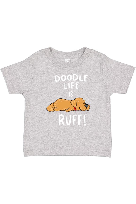 Doodle Life is Ruff Golden Doodle Boys or Girls Baby T-Shirt