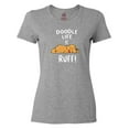 thumbnail image 1 of Inktastic Doodle Life is Ruff Golden Doodle Women's T-Shirt, 1 of 5