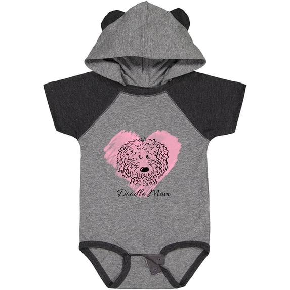 Inktastic Doodle Mom Girls Baby Bodysuit