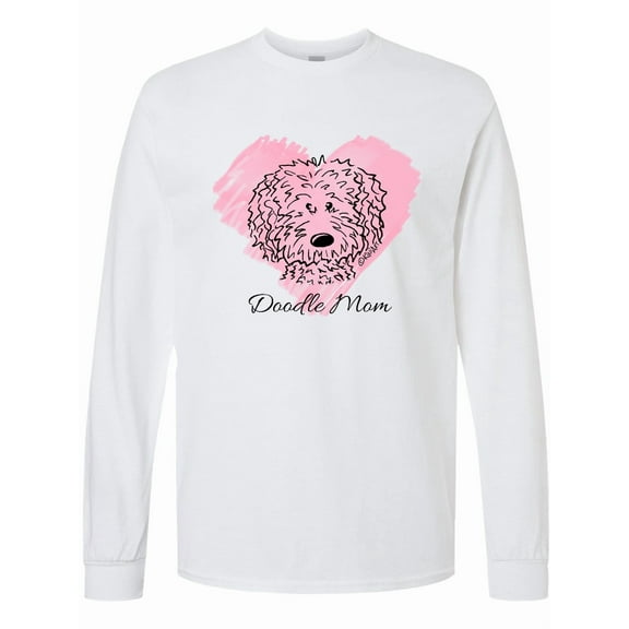Inktastic Doodle Mom Long Sleeve T-Shirt