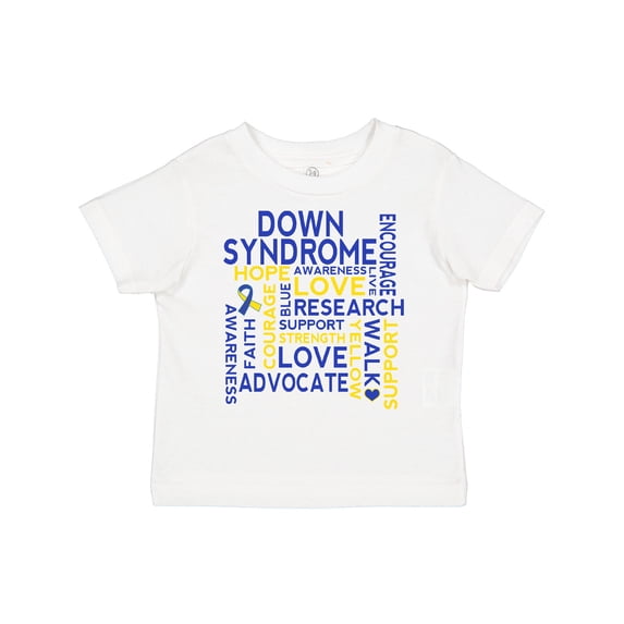 Inktastic Down Syndrome Awareness Boys or Girls Toddler T-Shirt