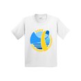 thumbnail image 1 of Inktastic Down Syndrome Awareness Retro Blue and Yellow Ribbon Youth T-Shirt, 1 of 5
