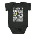 thumbnail image 1 of Inktastic Down Syndrome Awareness Strenth Courage Support Boys or Girls Baby Bodysuit, 1 of 5