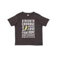 thumbnail image 1 of Inktastic Down Syndrome Awareness Strenth Courage Support Boys or Girls Toddler T-Shirt, 1 of 5