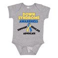 thumbnail image 1 of Inktastic Down Syndrome Awareness Support, Educate, Advocate Boys or Girls Baby Bodysuit, 1 of 5