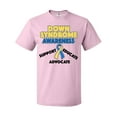 thumbnail image 1 of Inktastic Down Syndrome Awareness Support, Educate, Advocate T-Shirt, 1 of 5