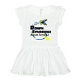 thumbnail image 1 of Inktastic Down Syndrome Awareness with Butterfly and Ribbon Girls Toddler Dress, 1 of 5