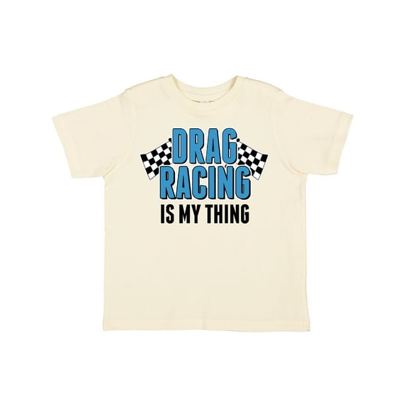 Inktastic Drag Racing is My Thing with Flags Boys or Girls Toddler T-Shirt