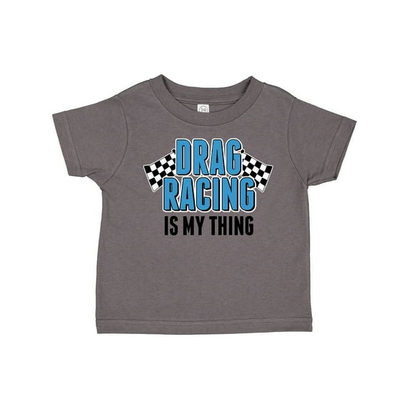 Inktastic Drag Racing is My Thing with Flags Boys or Girls Toddler T-Shirt