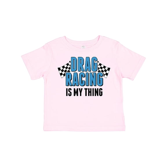 Inktastic Drag Racing is My Thing with Flags Boys or Girls Toddler T-Shirt