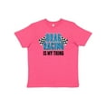 thumbnail image 1 of Inktastic Drag Racing is My Thing with Flags Youth T-Shirt, 1 of 5
